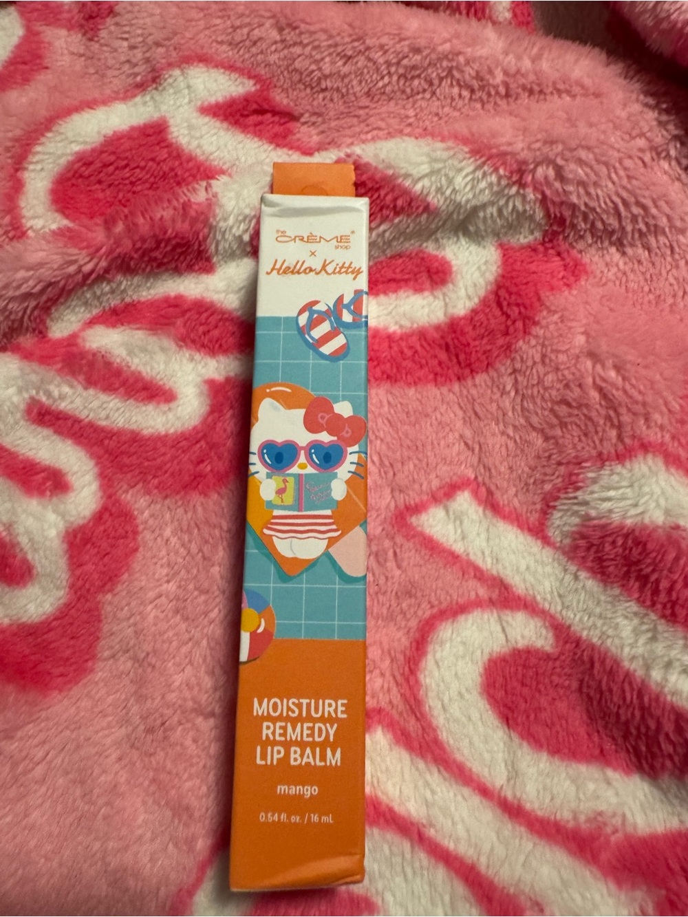 Creme Shop Hello Kitty Moisture Remedy Lip Balm Mango New